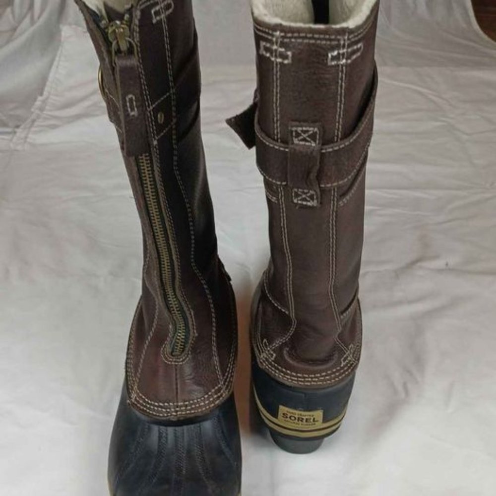 Sorel Winter Fancy Tall II Grizzly Bear snow boot